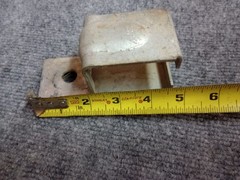 Lot of 6 Used rustic Stanley Hardware Steel Single Box Rail Brackets