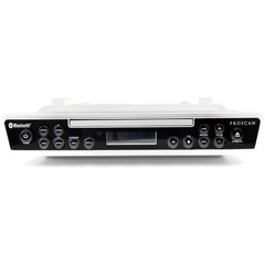 Under Counter CD Player Bluetooth Radio Silver Compact Space Saving