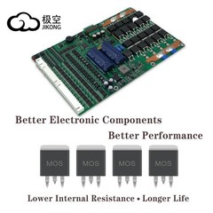 JK Smart BMS 200A 8S-20S w/2A Active Balancer BT for Li-ion Lifepo4 Battery Lot