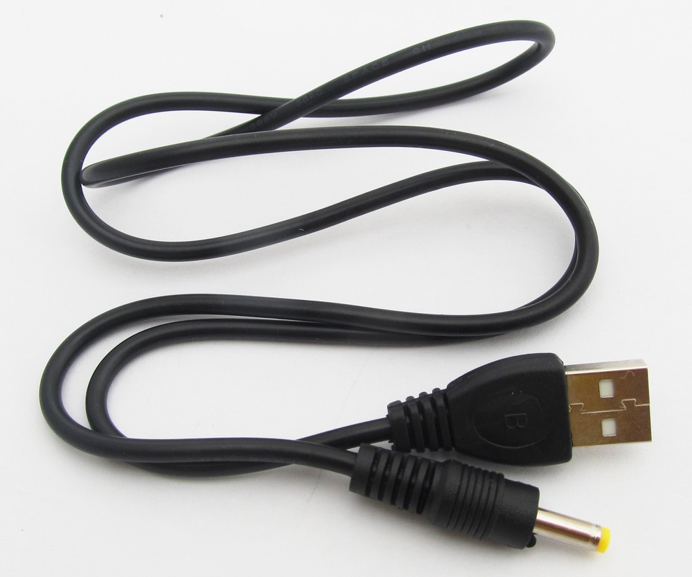 4pcs 0.8m USB Male to 4.0 x 1.7mm 4.0×1.7 Male Power Charge Cable for Sony PSP