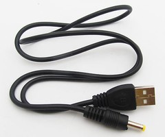 4pcs 0.8m USB Male to 4.0 x 1.7mm 4.0×1.7 Male Power Charge Cable for Sony PSP