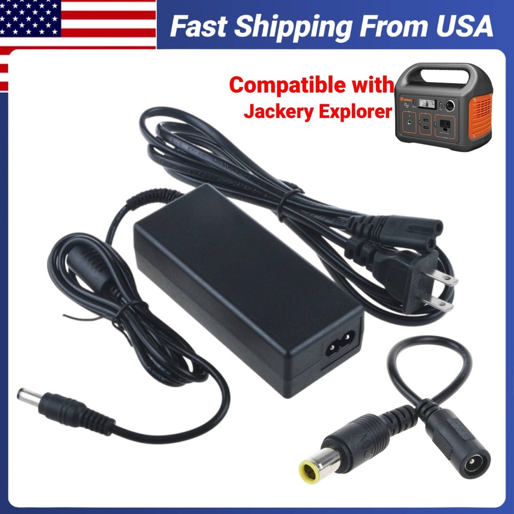 24V Charger for Jackery Explorer 160 240 300 500 550 E160 E240 Solar Generator