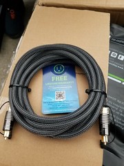 FOSPOWER 10FT AUDIO/VIDEO TOSLINK (M) TO TOSLINK (M) CABLE
