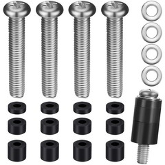 Upgraded M8 Screws Kit for Samsung TV – 45Mm + 6 Length Options, TV Mounting Scr