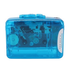 Portable Cassette Player Transparent Retro For Music Lovers ABS Easy To Use
