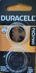 2 Pack CR2025 2025 DURACELL Lithium 3v Battery USA Free Exp Feb 2035