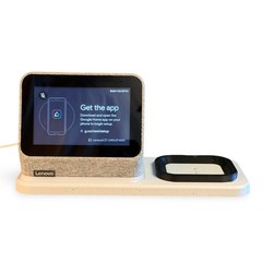 Lenovo Smart Clock 2 Speaker With Wireless Charging Dock Grey Model CD-24502F