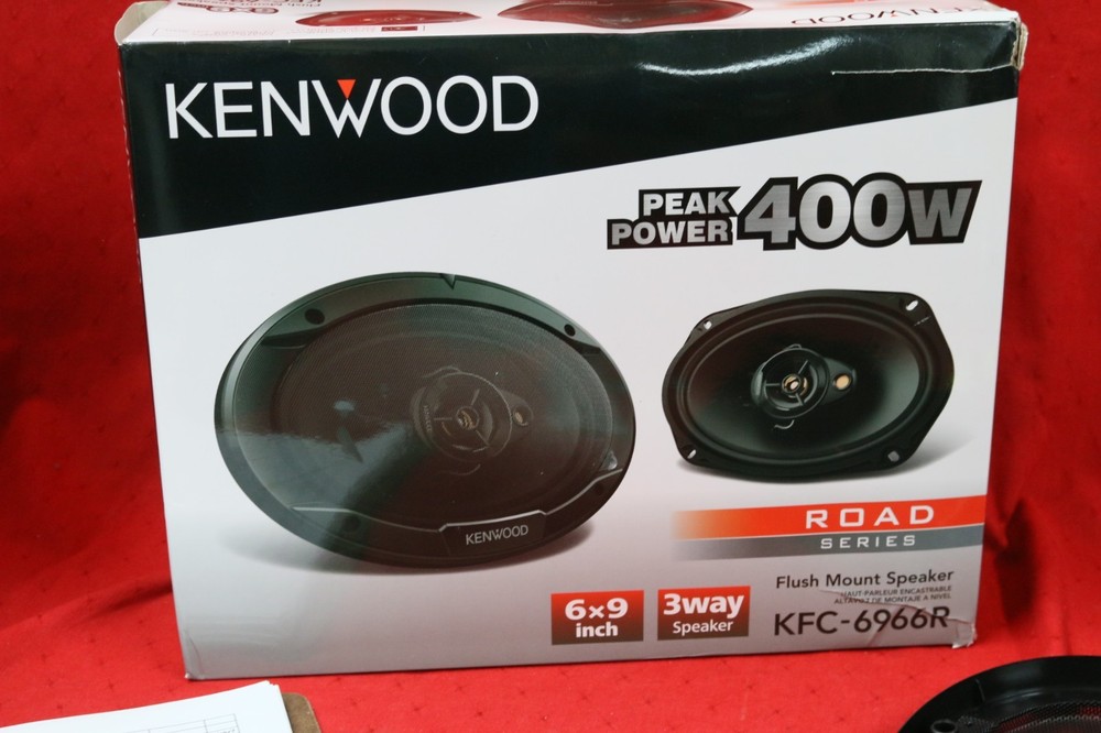Kenwood KFC-6966R 6×9” 3-Way Car Speakers Road Series 400W Peak NEW #N1