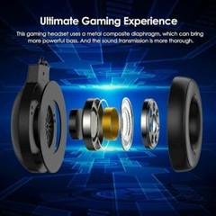 Gaming Headphone With Mic Headset For PC Laptop Mac Nintendo PS4 3.5mm 029