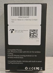 Teeran 2 in 1 Wireless CarPlay and Android Auto Adapter *Open Box*