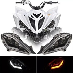 LED Headlights DRL Turn Signal For Yamaha Raptor 700 Raptor 250 YFZ450 YFZ 450R
