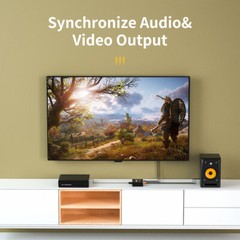 1080P HDMI to Component Converter HDMI to Ypbpr RGB Adapter with Digital Coaxial