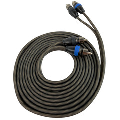 Sky High Car Audio Twisted OFC RCA Cable 2 Channel Car Audio Interconnect