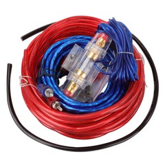 Car Audio Cable Kit 1500W Amp Amplifier Install RCA Subwoofer Sub Wiring 8 Gauge