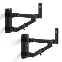 Set of 2 Speaker Wall Mount Wall Mounting Brackets