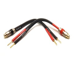 RCA to 2mm Pin Banana Plug Adapter 6 inches 2mm Pin Banana Plugs to Female RC…