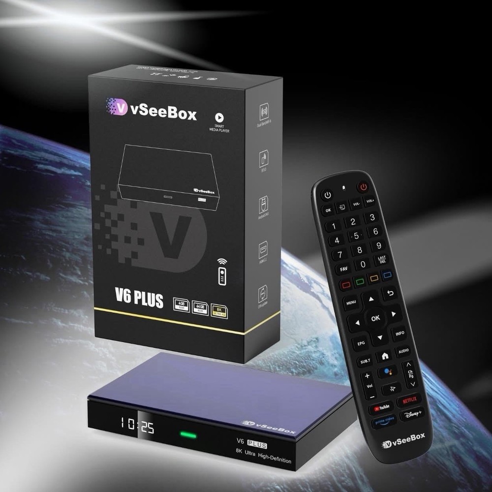 VSeebox V6 Plus Newest Version 2026 | FREE SAME DAY SHIPPING