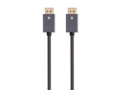 Monoprice 8k DisplayPort 1.4 EasyPlug Braided Cable – 12 Feet – Gray, 32.4 Gbps