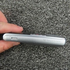 Sony IC Recorder Digital Voice Recorder Silver Handheld LCD Speaker Mic Jacks