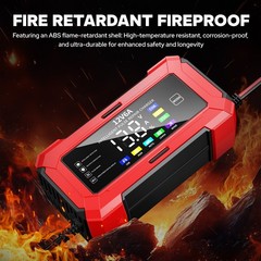 12V 24V 8A Car Battery Charger Smart Automatic Pulse Repair Starter AGM/GEL NEW