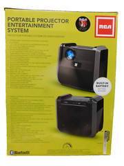 RCA RPJ060 Projector Portable 1080p LED/LCD Recharge Batt,-Up To 150″ Picture