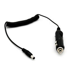 Car Cigarette Lighter Power Supply to 5.5 x 2.5mm DC Male Plug with Spring Cable
