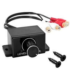 Universal Car Audio Amplifier RCA Level Controller Bass Volume Control Knob New
