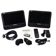 Sylvania 10.1″ Dual Screen Portable Blu-ray DVD SDVD1087 Certified Refurbished