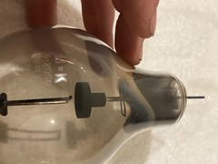 Antique Uncommon Benjamin Electric Arc Rectifier Bulb E-39 Mongol 4 Volt Tungar