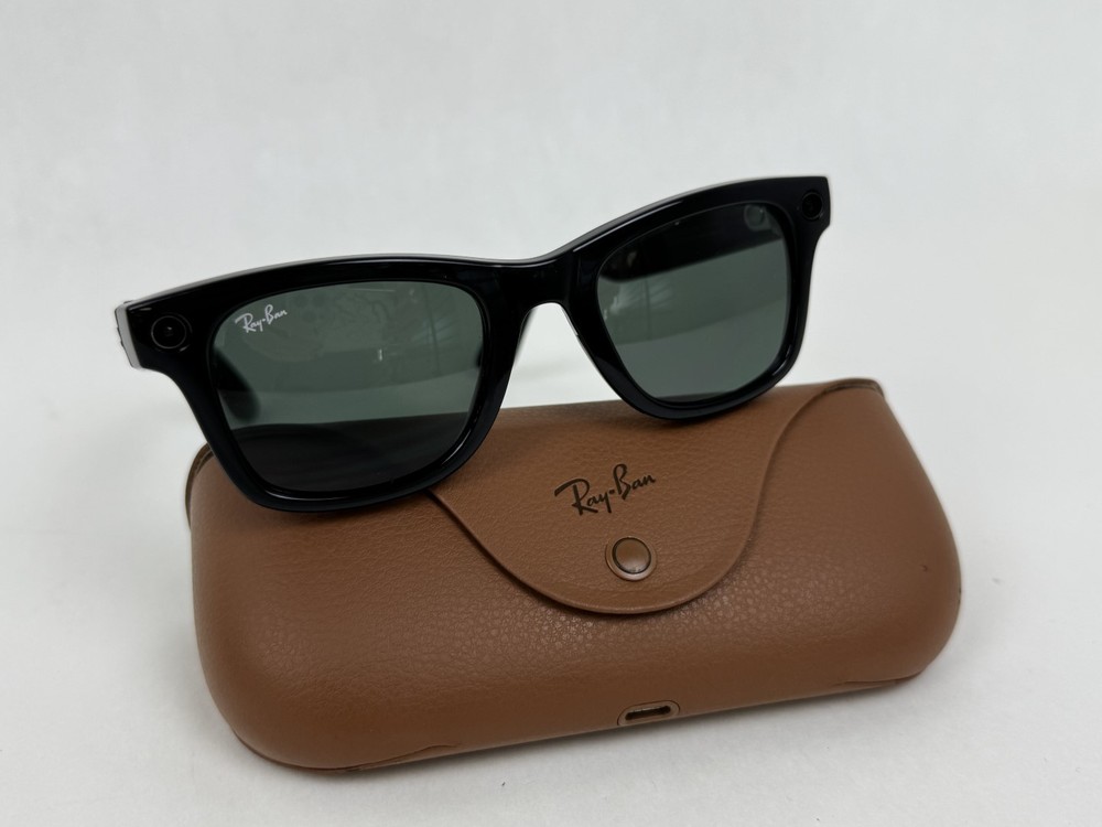 Ray-Ban Meta Wayfarer RW4006 601/SB50Smart Sunglasses – Shiny Black – U