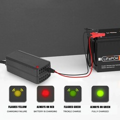 12V 20Ah LiFePO4 Lithium Battery with Charger, Built-in 20A BMS, for Power Wheel