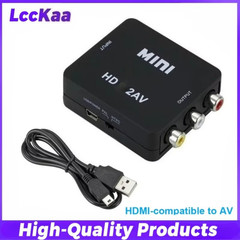 HDMI To RCA AV Adapter Converter Cable CVBS 3RCA 1080P Composite Video Audio