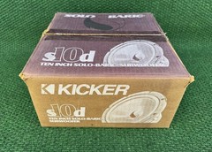 KICKER SOLO-BARIC 10IN 8OHM Subwoofer Old School NEW W/ORIGINAL BOX S10D