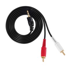 3.5mm to RCA Cable 2RCA to AUX Cord 2-RCA to 3.5mm Adapter Stereo Audio Y-Cable