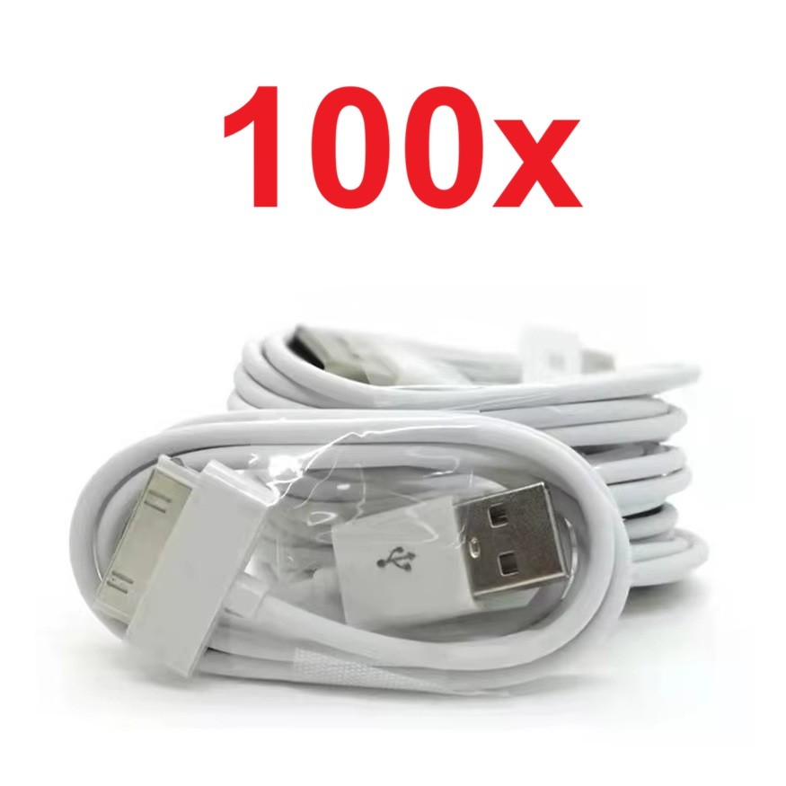 100x USB Cable Charging Sync for Old iPod Classic/Nano/Touch/Video Wholesale Lot