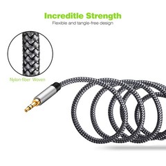 Audio Extension Cable 1.5Ft,Audio Auxiliary Stereo Extension Audio Cable 3.5m…