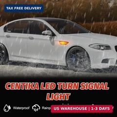 Led Signal Marker Light Smoke for BMW F10 M5 FV91 FV92 FV93 2010-2016, Pack of 2