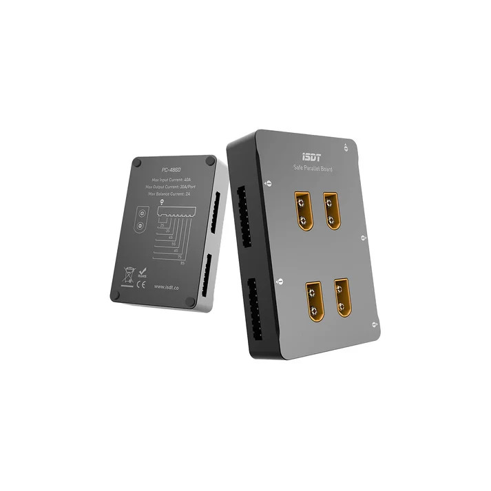 ISDT PC-4860S Lipo Battery Charger 1-8S XT60 Safe Parallel Charge Board Balance