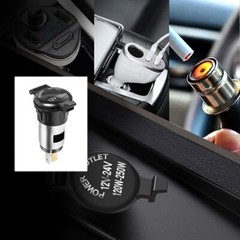 12V 120W Cigarette Lighter Power Socket Plug Outlet for Car Motorcycle Motorbike