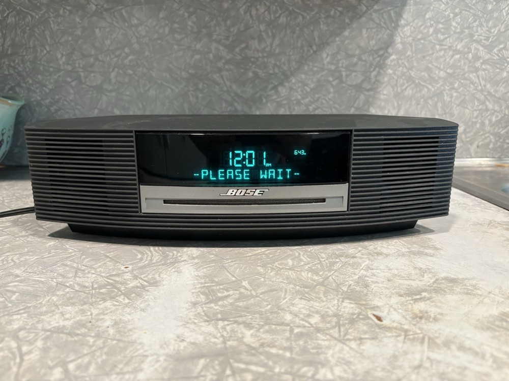 Bose Wave Music System AM/FM CD Player Clock Radio AWRCC1 For Parts Or Repair