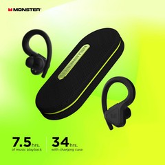 Monster 2MNTW0395B0L2 DNA Fit 2.0 Wireless Bluetooth Earbuds – Noise Cancelling