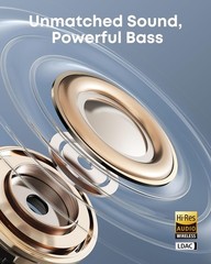 Soundcore AeroClip by Anker, Open-Ear Earbuds, Clip-On Headphones, Stable Fit