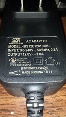 AC-DC Adaptor 12vdc 1a 12v 1 amp UL Listed Power Supply