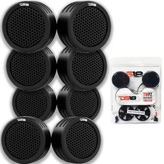 4x DS18 Car Radio Super Tweeter Pairs 640W Micro Dome PIEZO Crossover TWPZ