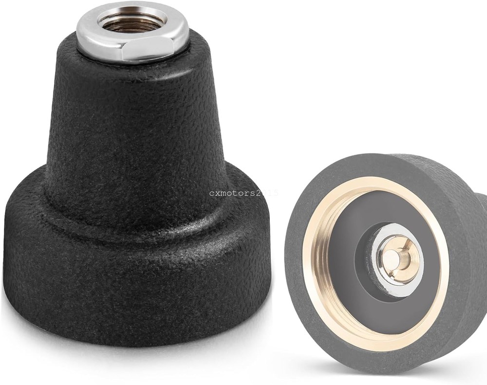 NMO to 3/8 X 24 Thread Antenna Adapter Low Loss Brass Connector for CB Ham Radio