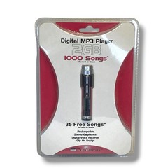 New Delstar Digital MP3 Player Voice Recorder 2GB USB Rechargeable