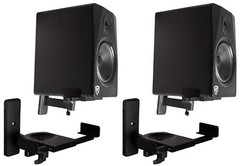 Pair Wall Mount Swivel Brackets For Klipsch R-15M Bookshelf Speakers