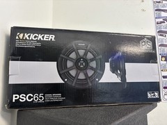 Kicker 51PSC652 PSC65 6.5-Inch PowerSports Weather-Proof Coaxial Speakers, 2-Ohm