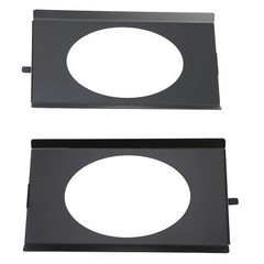 Behind Seat Cab Corner 6″×9″ Speaker Mounting Brackets Pair FOR 73-87 Chevy C10