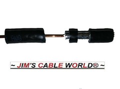 JIMS CABLE WORLD 6 Inch 1 Ft 2 Ft 3 Ft 4 Ft 5 Ft 6 Foot HD RG6 75Ω Coaxial Cable